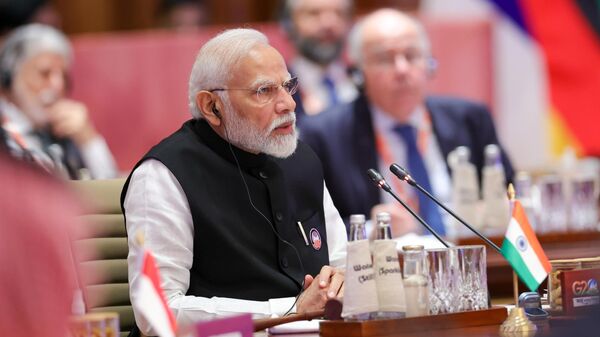 India's Prime Minister Narendra Modi at G20  - Sputnik India
