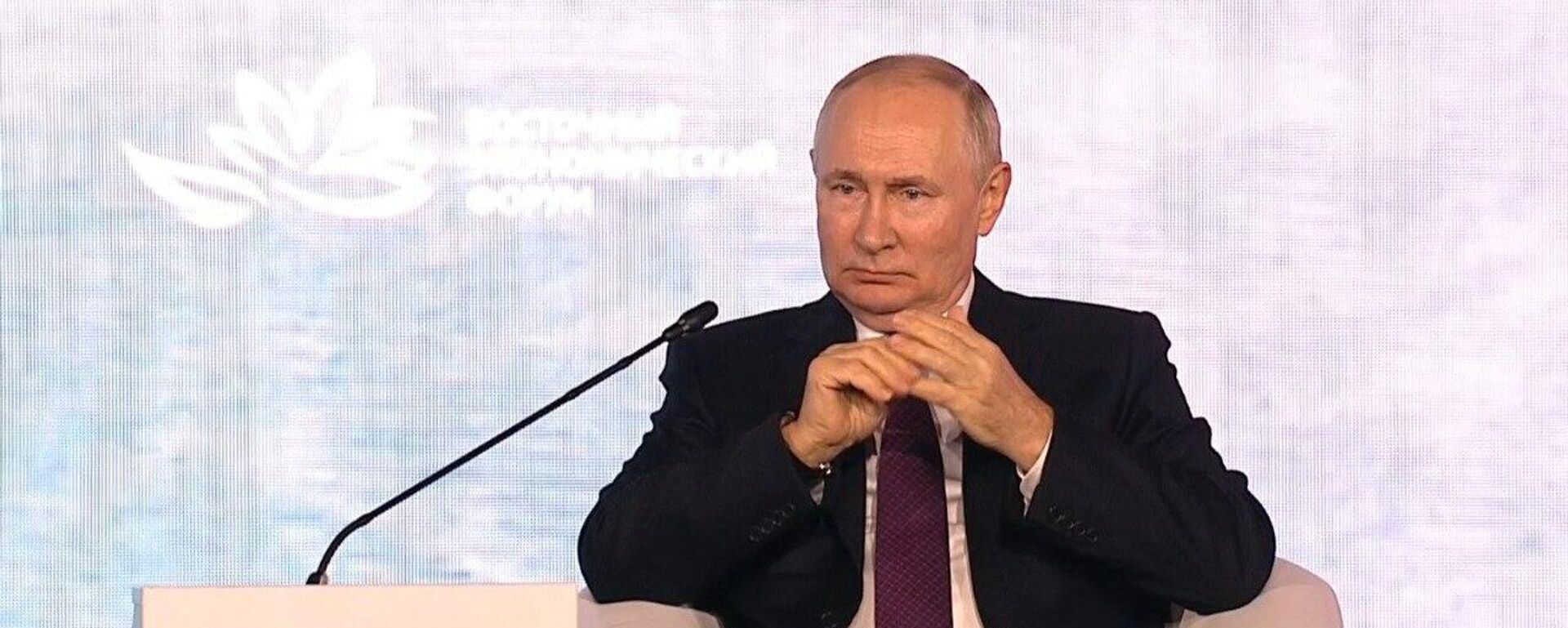 Vladimir Putin addresses the plenary session of the Eastern Economic Forum - Sputnik भारत, 1920, 12.09.2023