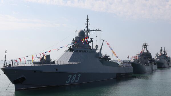 Black Sea Fleet patrol ship Sergei Kotov  - Sputnik भारत