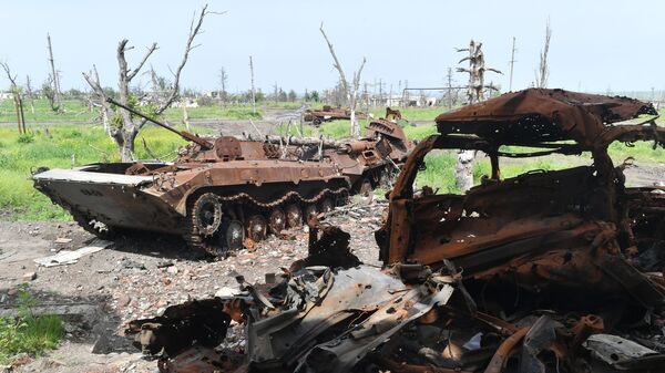 Ukrainian Armed Forces' destroyed military hardware. File photo - Sputnik भारत