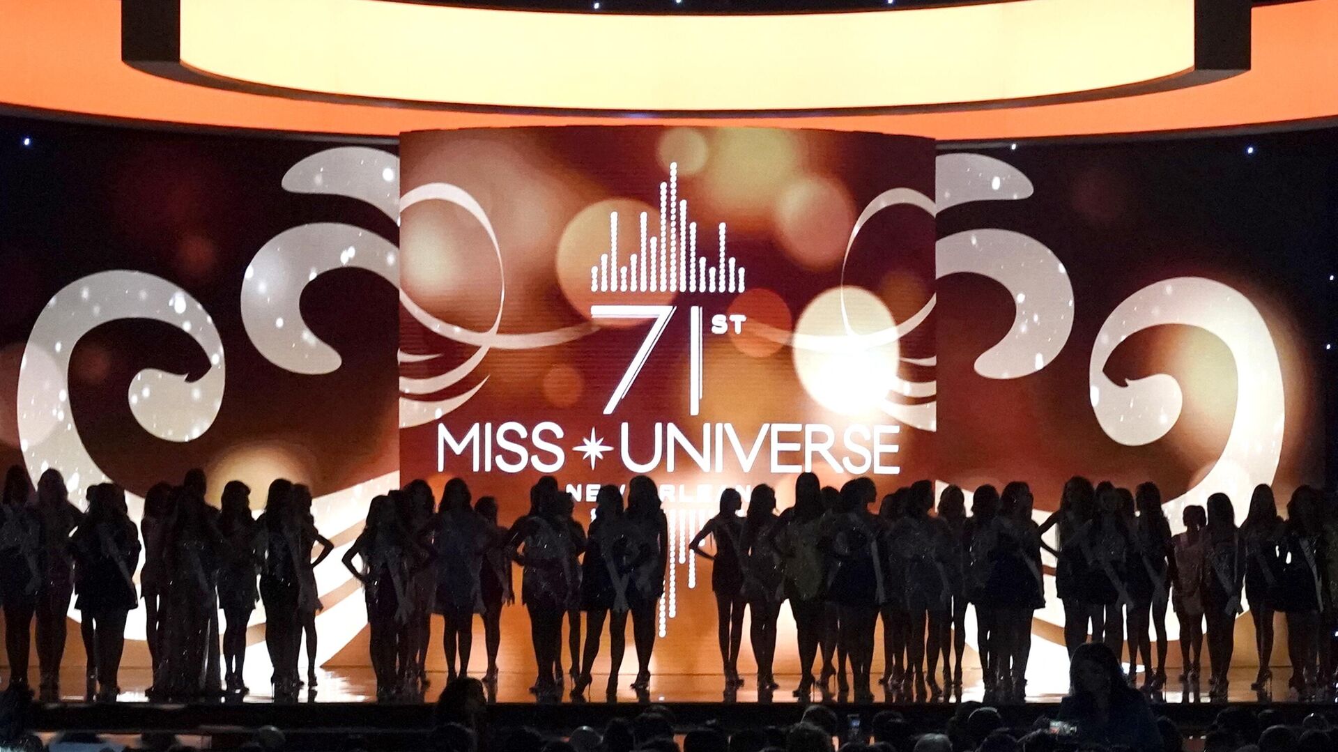 Contestants take part of the 71st Miss Universe competition at the New Orleans Ernest N. Morial Convention Center in New Orleans, Louisiana on January 14, 2023. - Sputnik भारत, 1920, 17.09.2023
