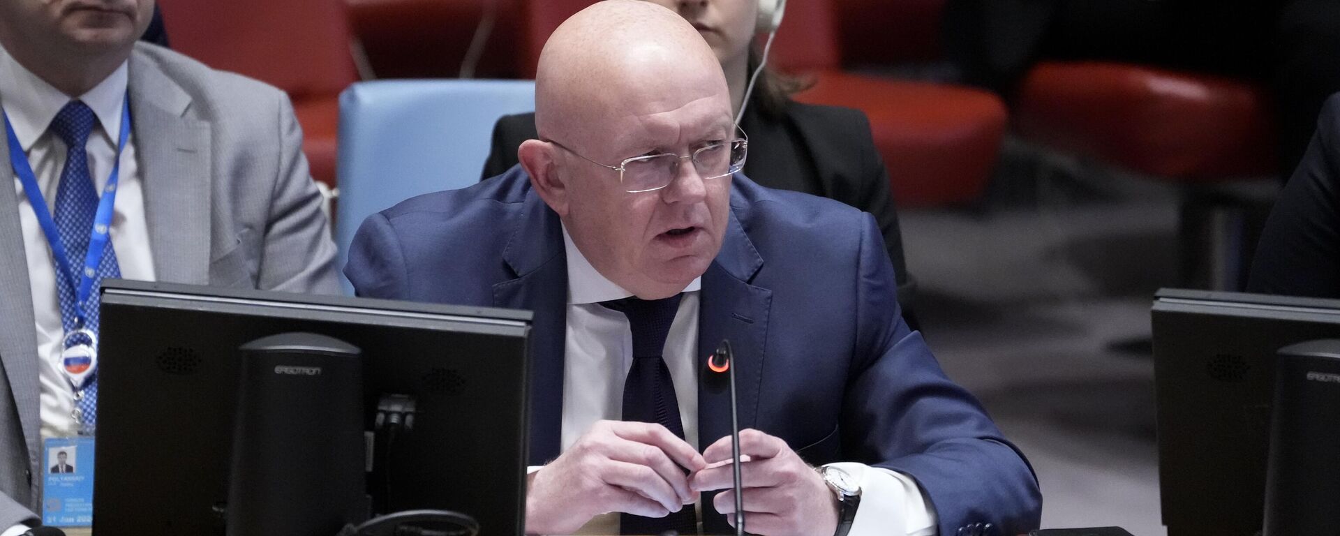 Vassily Nebenzia, Permanent Representative of Russia to the United Nations - Sputnik India, 1920, 18.09.2023