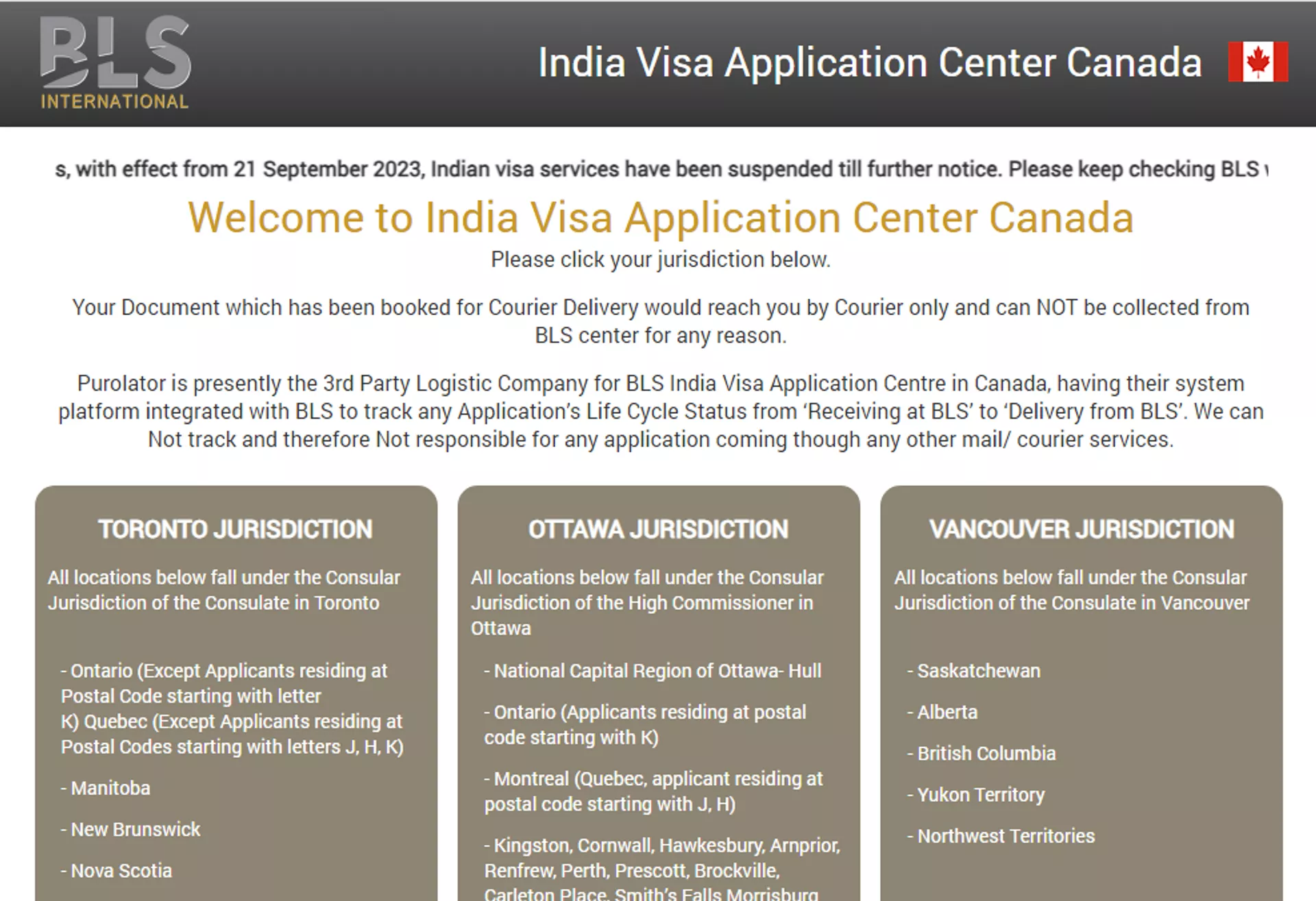 Indian Visa Services in Canada Suspended Amid Canada-India Row Indian Visa Services in Canada Suspended Amid Canada-India Row