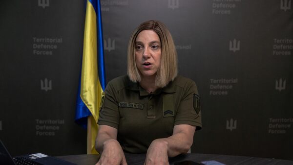 Ukraine's territorial defence force spokesperson Sarah Ashton-Cirillo.File photo - Sputnik भारत