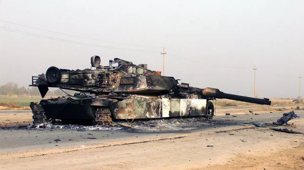 Destroyed M1A1 Abrams tank (File) - Sputnik भारत