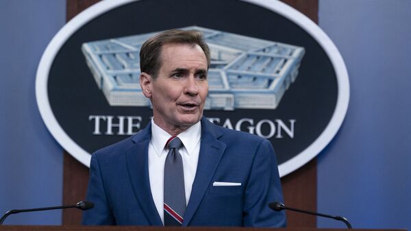Pentagon spokesman John Kirby speaks during a media briefing at the Pentagon, Friday, June 4, 2021, in Washington.  - Sputnik India