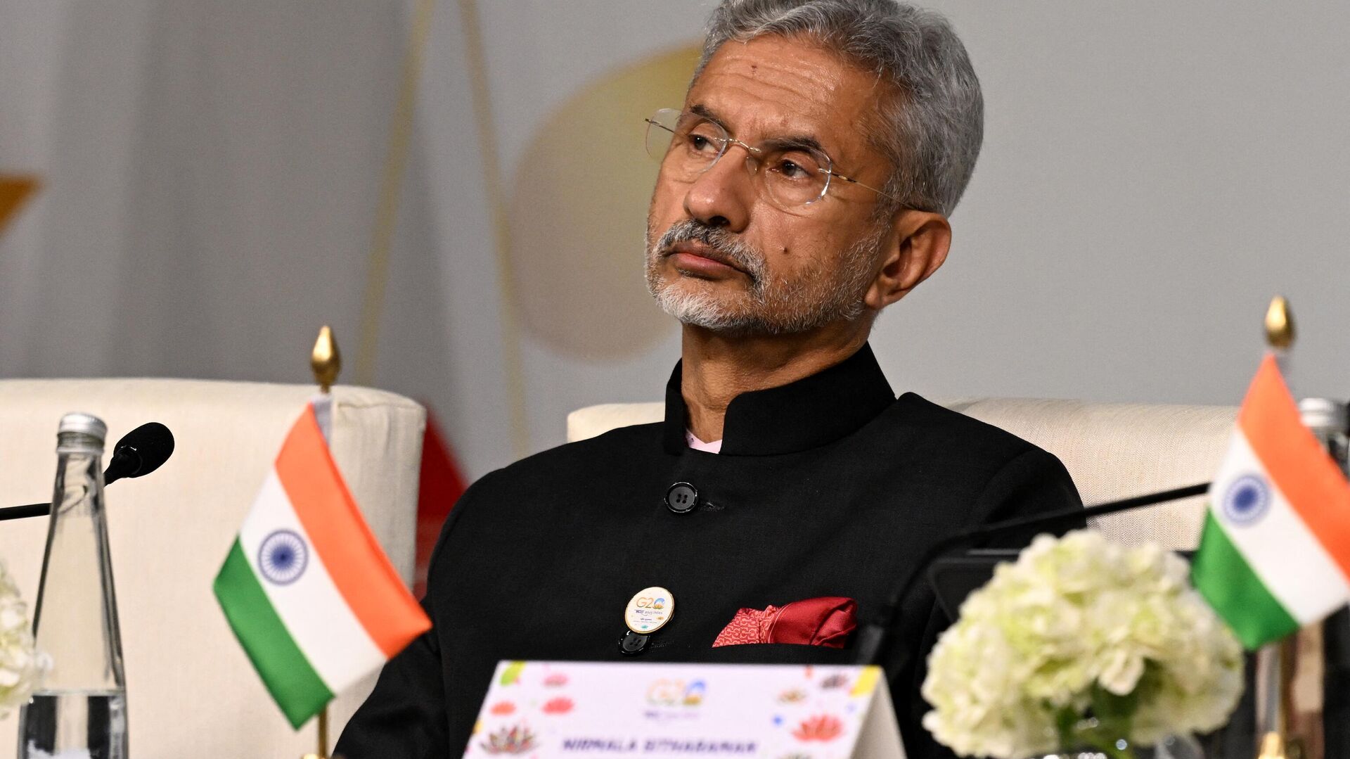 India's Foreign Minister S. Jaishankar attends a press briefing on the sidelines of the G20 Leaders' Summit in New Delhi on September 9, 2023. - Sputnik भारत, 1920, 16.10.2023