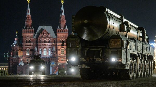 A Yars ground mobile missile system at the rehearsal of the military parade dedicated to the 71 th anniversary of Victory in the Great Patriotic War, in Red Square in Moscow - Sputnik India