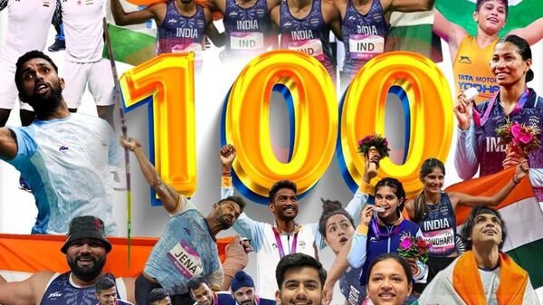 Modi Praises Athletes as India Breaches 100-Medal Mark - Sputnik भारत