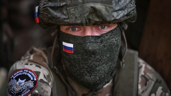 Russian soldier in special military operation zone - Sputnik भारत