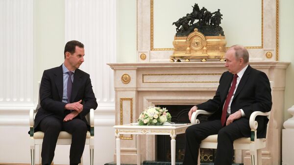Russian President Putin and Syrian President Assad, March 15 2023, Moscow - Sputnik भारत