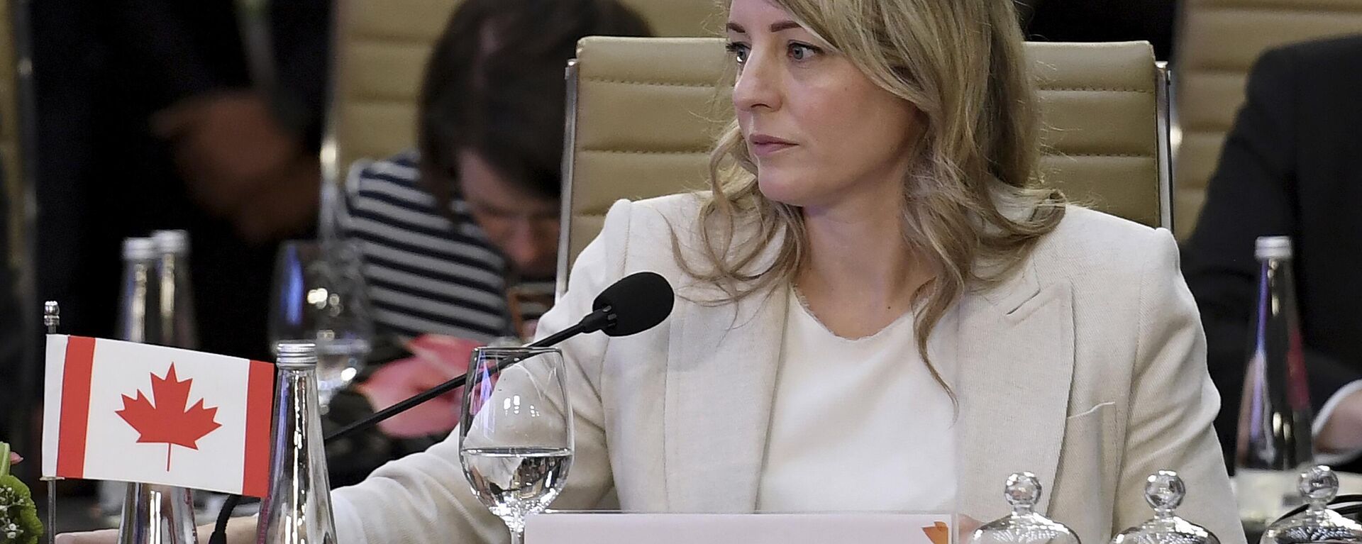 Canada's Foreign Minister Melanie Joly attends the G20 foreign ministers' meeting in New Delhi Thursday, March 2, 2023. - Sputnik India, 1920, 20.10.2023