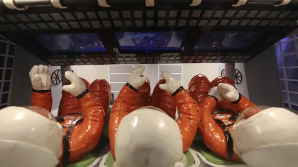 An inside view of a model of Gaganyaan Orbital Module - Sputnik भारत