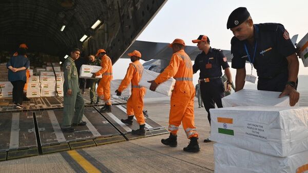 India Sends Humanitarian Aid To War-Affected Residents Of Palestine - Sputnik भारत