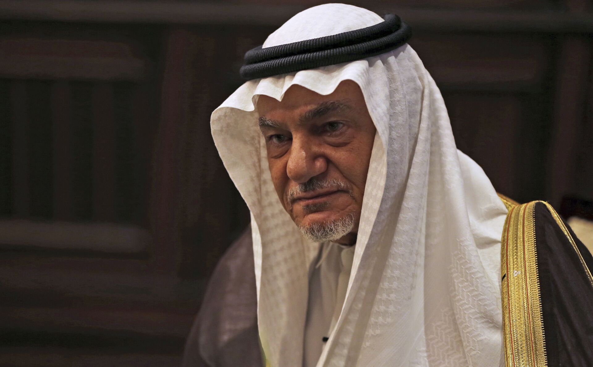 Saudi Prince Turki al-Faisal talks to the Associated Press in Abu Dhabi, United Arab Emirates, Saturday Nov. 24, 2018. - Sputnik India, 1920, 24.10.2023