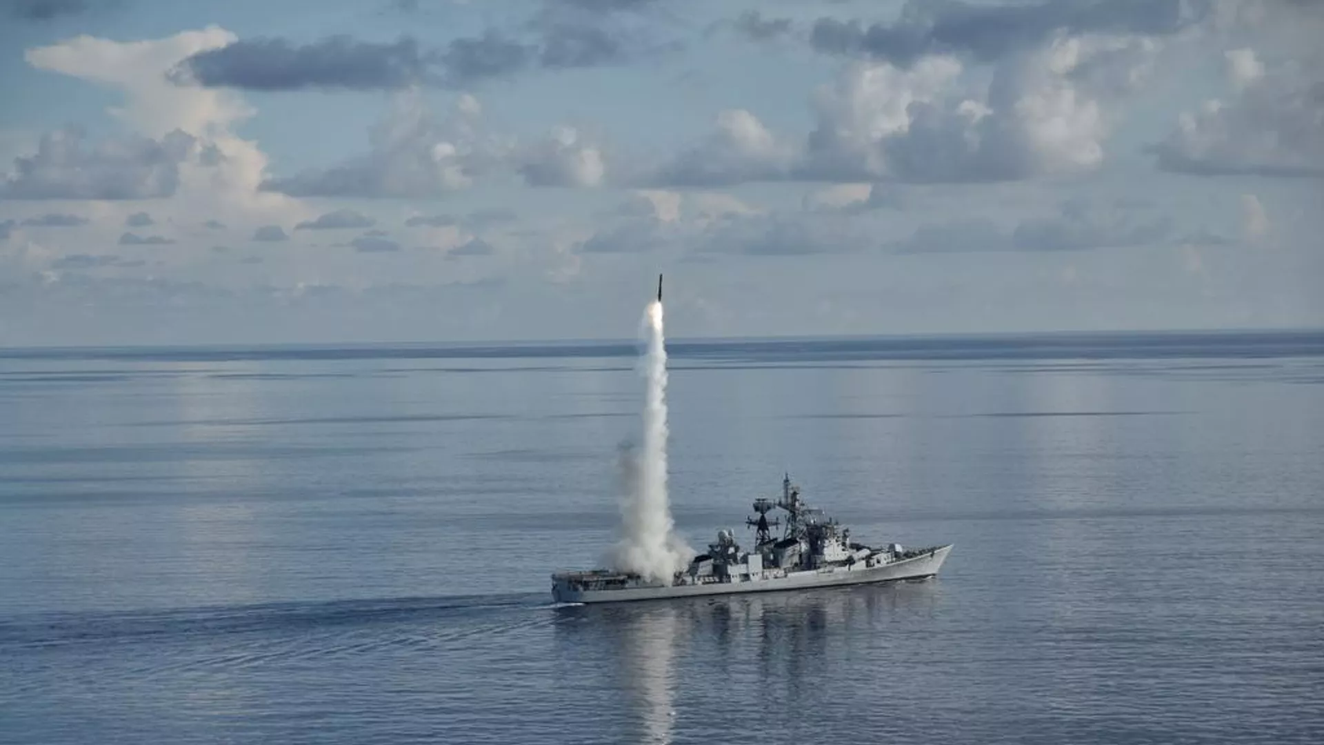 Indian Navy Successfully Test-Fires BrahMos From Missile Destroyer