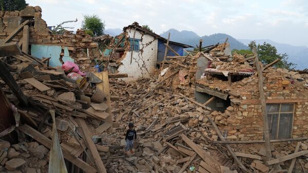 Earthquake in Nepal - Sputnik India