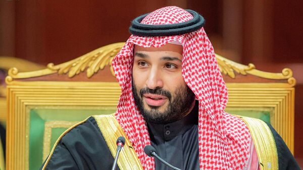 In this photo released by Saudi Royal Palace, Saudi Crown Prince Mohammed bin Salman, speaks during the Gulf Cooperation Council (GCC) Summit in Riyadh, Saudi Arabia, Tuesday, Dec. 14, 2021. - Sputnik भारत