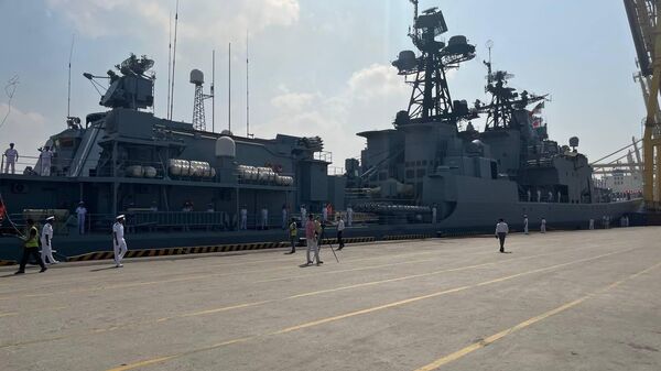 The Russian Pacific Fleet Squadron is visiting the Chattogram Port - Sputnik भारत