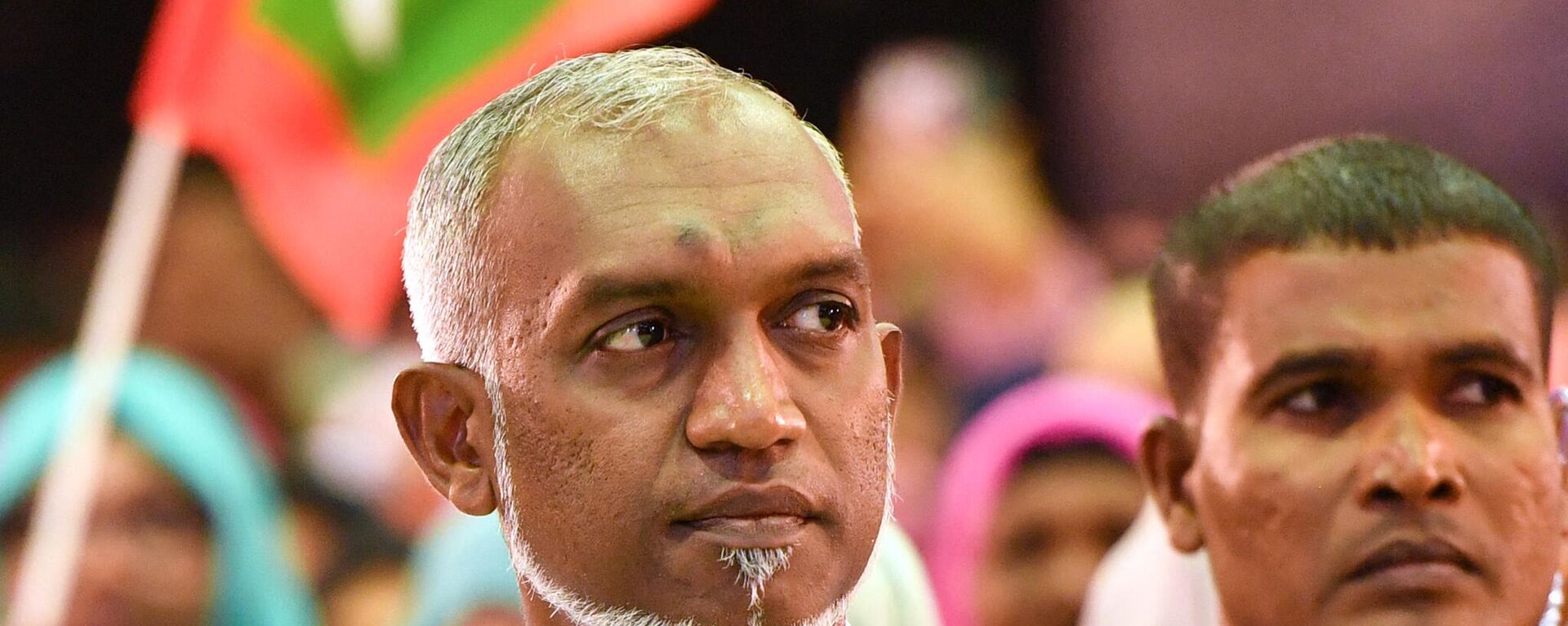 Maldives' President-elect of the Maldives' Mohamed Muizzu of the People's National Congress (PNC) party attends a gathering with supporters following the country's presidential election, in Male on October 2, 2023. - Sputnik India, 1920, 15.11.2023