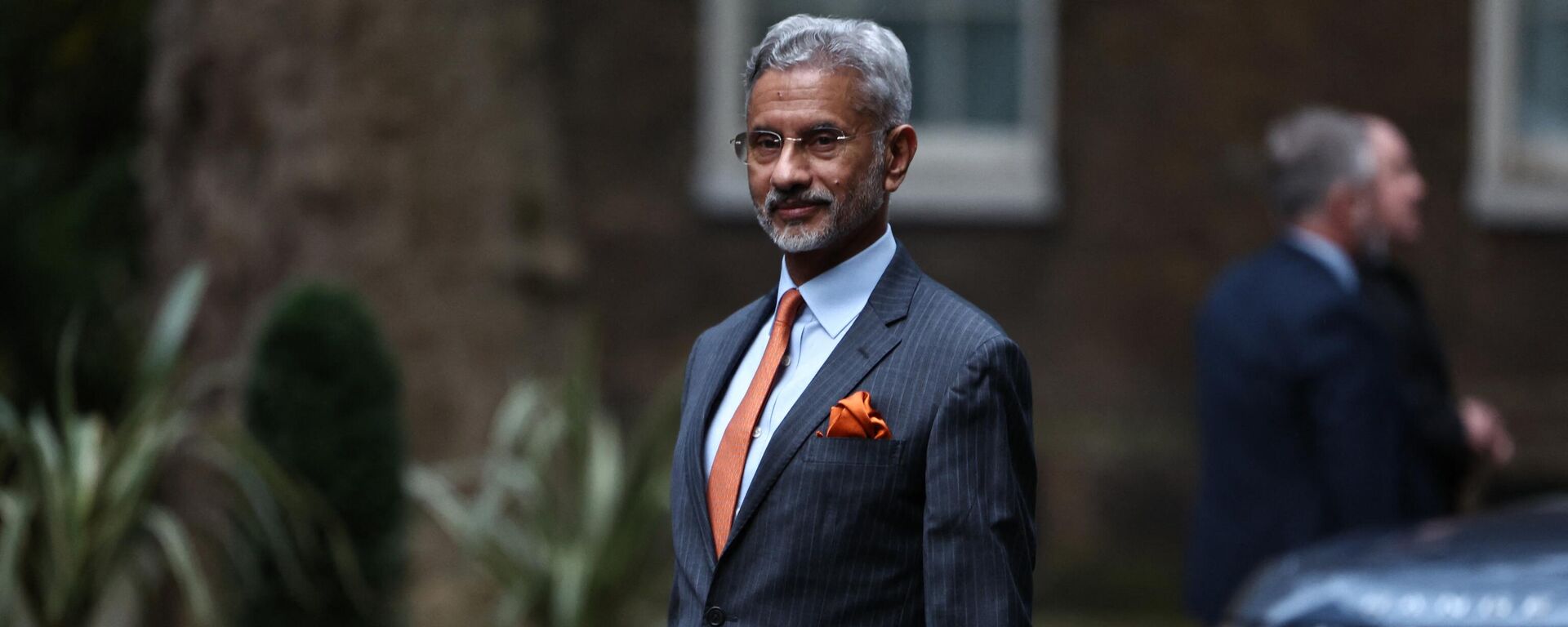 Indian External Affairs Minister Subrahmanyam Jaishankar arrives for a meeting with Britain's Prime Minister Rishi Sunak in Downing Street, in central London, on November 12, 2023.  - Sputnik भारत, 1920, 16.11.2023