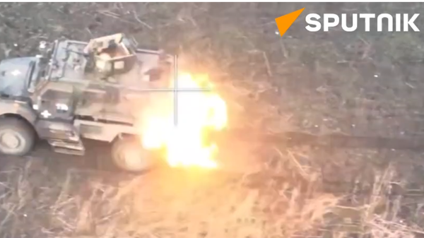 Russian Drones Destroy Ukrainian Military Equipment  - Sputnik India