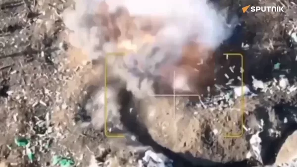Kamikaze Drones Wipe out Ukrainian Infantry Near Artemovsk - Sputnik भारत