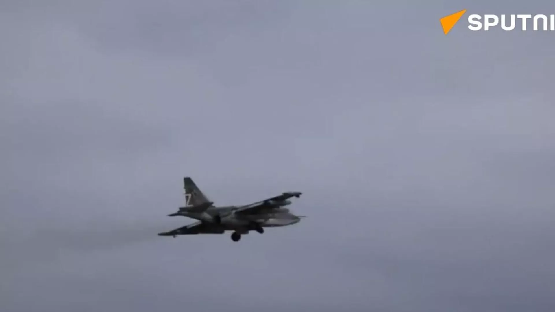 Russian Su-25 attack aircraft strike Ukrainian units in Donetsk region