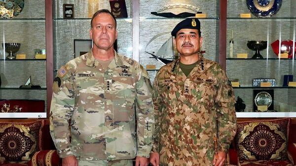 General Syed Asim Munir during visit to Headquarters Central Command at Tampa Bay, Florida, US - Sputnik India