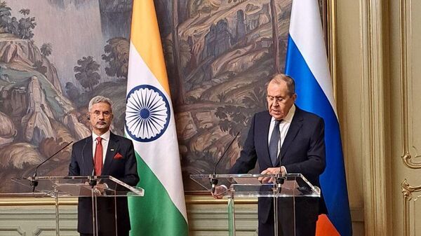 Jaishankar and Lavrov in Moscow - Sputnik India