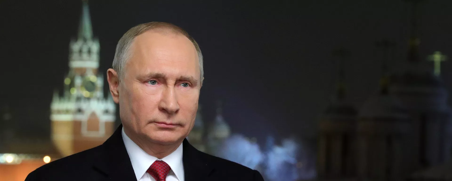 President of Russia Vladimir Putin sends New Year address to the nation on New Year’s eve. Archive photo. - Sputnik भारत, 1920, 26.01.2024