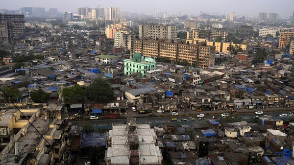 View of Dharavi slum in Mumbai, India, Thursday, March 16, 2023. The country's population has more than quadrupled since its independence from colonial rule 76 years ago. - Sputnik India
