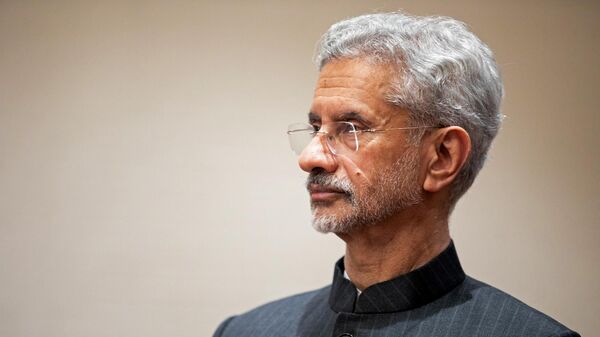 India's External Affairs Minister Subrahmanyam Jaishankar walks out after the meeting of the Nepal-India joint commission in Kathmandu on January 4, 2024. - Sputnik India