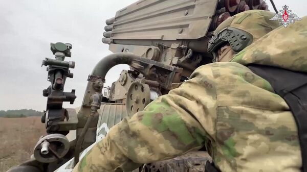 Grad MLRS crews of Dnepr Group of Forces hit Ukrainian manpower concentration area  - Sputnik भारत