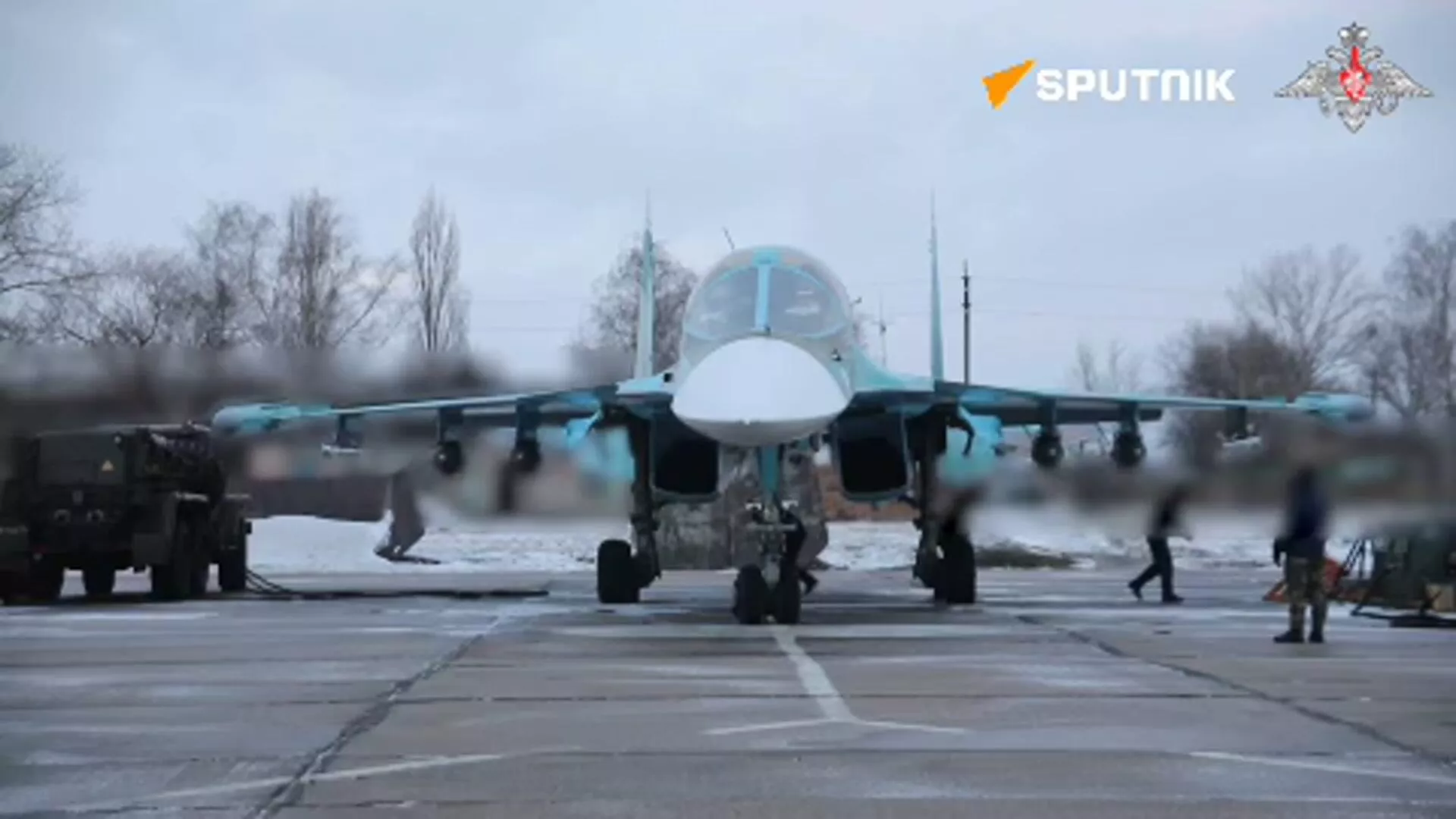 Su-34 fighter-bombers attacked an enemy fortified area on the Krasny Liman axis.
