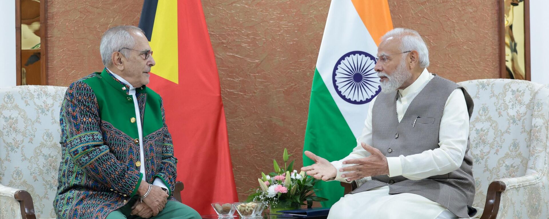 Meeting between PM Modi and Timor-Leste President Horta at Vibrant Gujarat Summit - Sputnik भारत, 1920, 09.01.2024