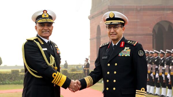 Admiral Fahad Abdullah S Al-Ghofaily, Chief of Staff of the Royal Saudi Naval Forces, is on a four-day official visit to India. - Sputnik भारत