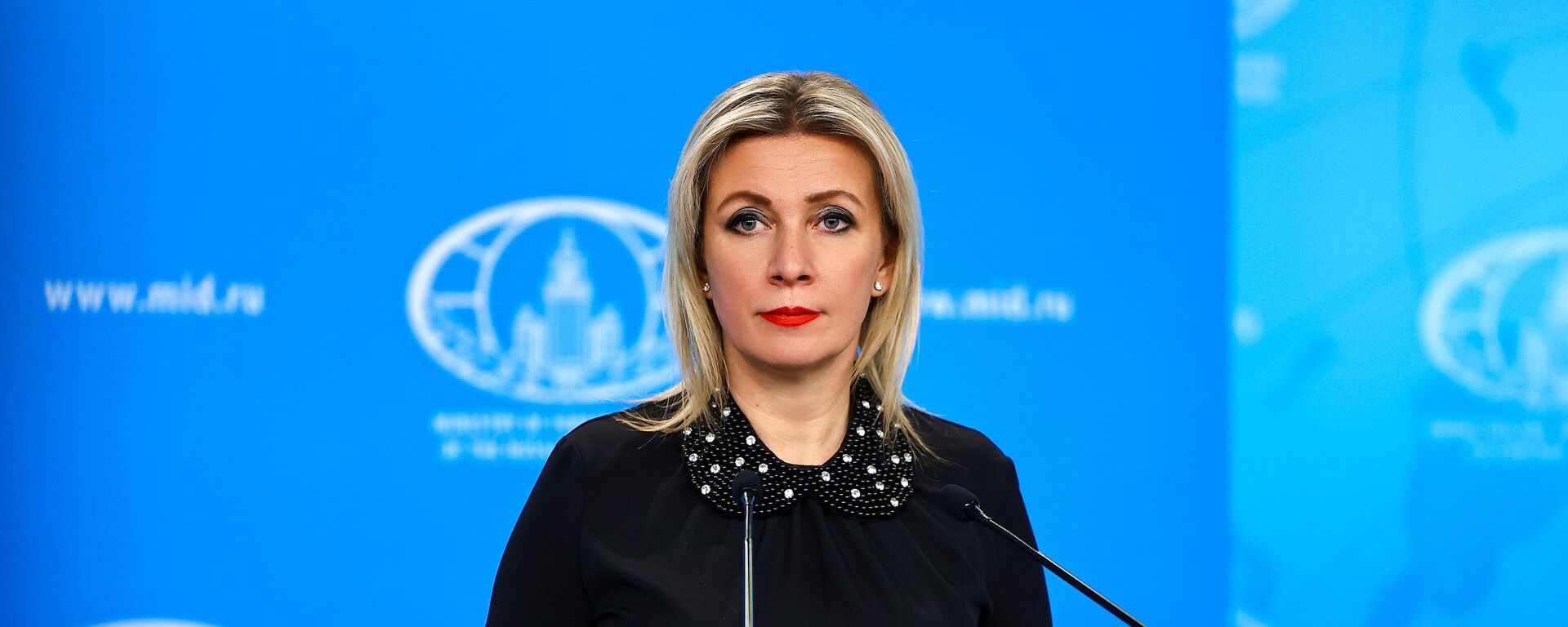 Russian Foreign Ministry’s spokeswoman Maria Zakharova attends her weekly briefing in Moscow, Russia - Sputnik India, 1920, 23.03.2024