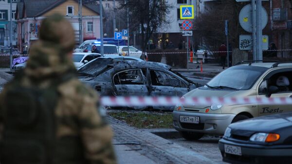 Aftermath of Ukrainian shelling of Belgorod city center - Sputnik भारत