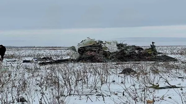 The Il-76 plane crashed in the Belgorod region, the Russian Ministry of Defense reported - Sputnik India