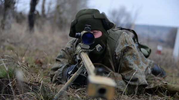 A Russian serviceman takes part in military drills in Russia's Voronezh region. File photo - Sputnik India