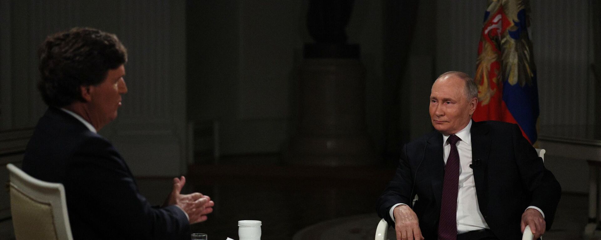 Tucker Carlson interview with Russian President Vladimir Putin - Sputnik भारत, 1920, 09.02.2024