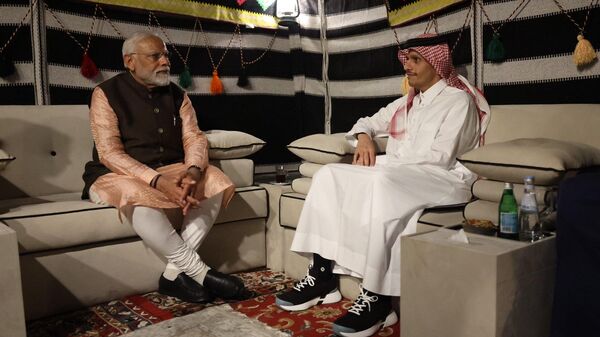 PM Modi and Qatar Prime Minister Abdul Rahman discussed increasing bilateral cooperation - Sputnik भारत