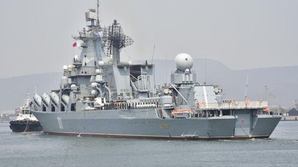Russian Navy Cruiser Varyag Joins India's Multinational Naval 'MILAN 2024' - Sputnik भारत