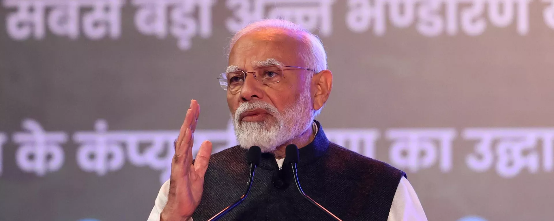 PM addressing at the inauguration and laying the foundation stone of multiple key initiatives for Cooperative sector at Bharat Mandapam, in New Delhi on February 24, 2024. - Sputnik भारत, 1920, 24.02.2024