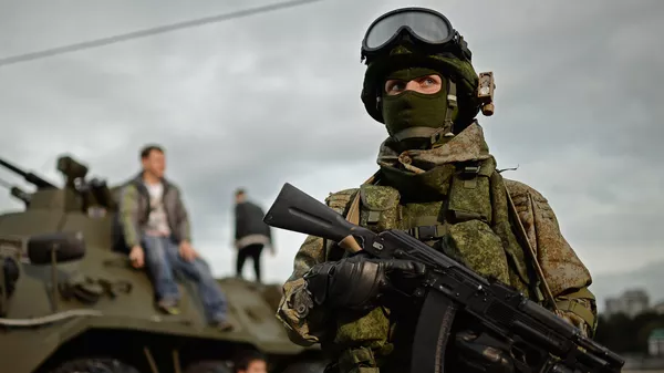 A soldier at the Russian Army Festival in Moscow. - Sputnik भारत