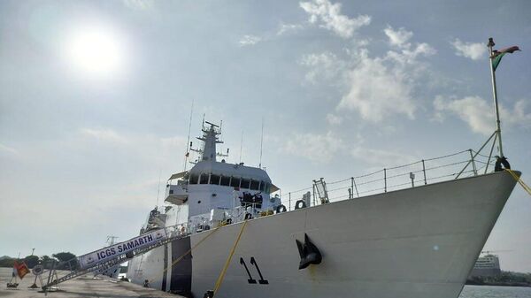 Indian Coast Guard Ships Dock in Sri Lanka For Joint Training - Sputnik India