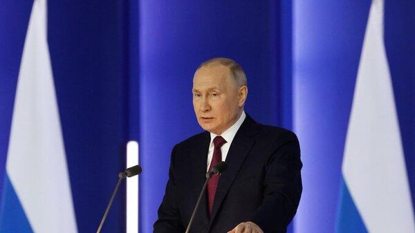 Russian President Vladimir Putin addresses the Federal Assembly. - Sputnik India