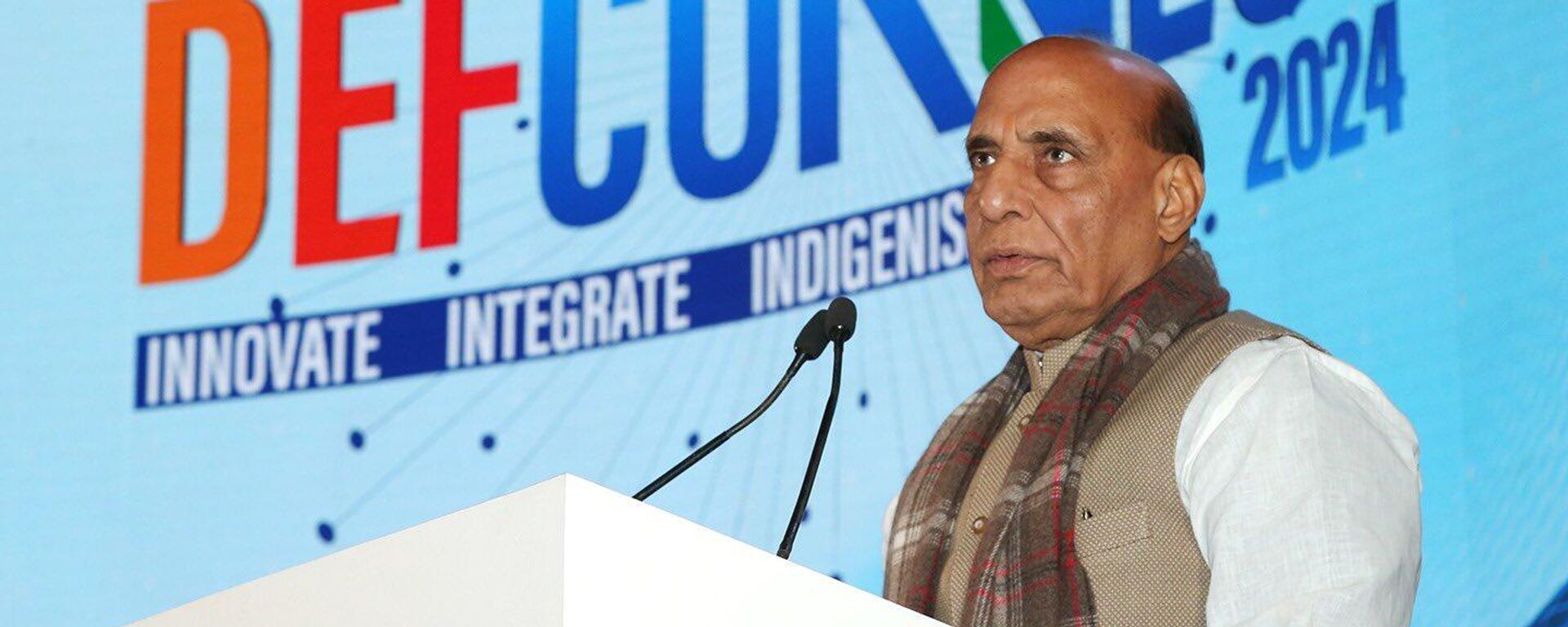 Rajnath Singh attended the inaugural session of Defence Connect 2024 in New Delhi. - Sputnik भारत, 1920, 04.03.2024