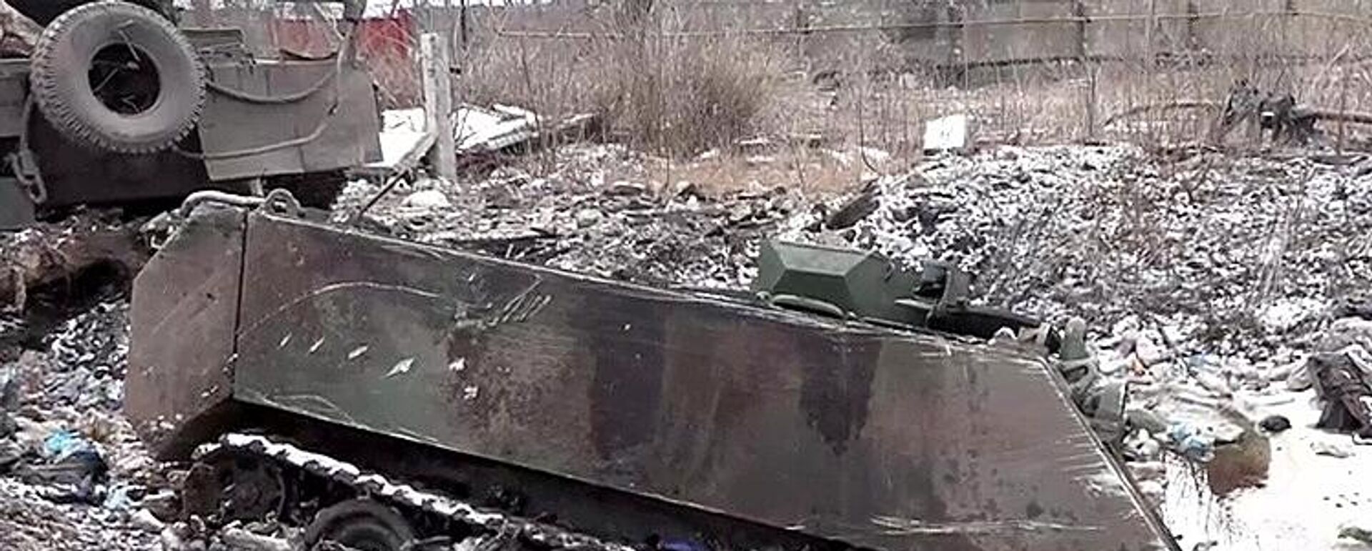 Destroyed Ukrainian military hardware in Avdeyevka. File photo - Sputnik भारत, 1920, 04.03.2024
